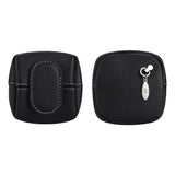 Royal Bagger Mini Lychee Pattern Coin Purse, Solid Color Buckle Key Earphone Storage Bag, Casual Change Pouch for Daily Use 1603