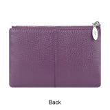 Royal Bagger RFID Blocking Women's Short Wallet Genuine Leather Multi-card Slots Card Holder Trifold Purse Magnetic Opening 2063