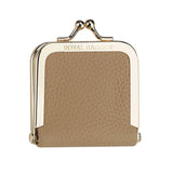 Royal Bagger Genuine Leather Mini Jewelry Box, Ring & Necklace Storage, Slim Coin Purse with Kiss Lock for Women 3120