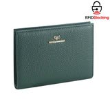 Royal Bagger Genuine Leather RFID Blocking Passport Wallets, Casual Style Credit Card Holder for Women, Travel Wallet Purse 3090