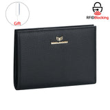 Royal Bagger RFID Genuine Leather Passport Wallets for Women, Travel Wallet with Card Slots, SIM Card Storage and Tool 4090