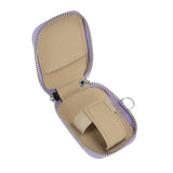 Royal Bagger Mini Earphone Bag Genuine Leather Zipper Key Wallet with Keychain, Portable Headphone Case for Men & Women 3901