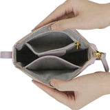 Royal Bagger Mini Crossbody Bags Genuine Leather Cell Phone Purse Women's Zipper Shoulder Bag 2460