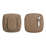 Royal Bagger Mini Lychee Pattern Coin Purse, Solid Color Buckle Key Earphone Storage Bag, Casual Change Pouch for Daily Use 1603