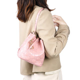 Royal Bagger Fashion Retro Bucket Bag for Women, Genuine Cowhide Leather Handbag, Elegant Shoulder Crossbody Purse 3266