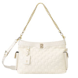 Royal Bagger Genuine Cow Leather Quilted Crossbody Bag, Large Capacity Tote Handbag, Chain Shoulder Purse for Women 3270