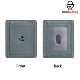 Royal Bagger RFID Ultra-thin Genuine Leather Card Holder for Men Small Card Holder Simple Coin Clip 3230