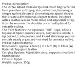 Royal Bagger Classic Quilted Chain Shoulder Bag for Women, Genuine Soft Cow Leather Underarm Purse, Fashion Handbag 3263