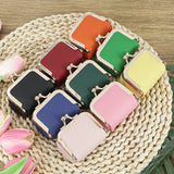 Royal Bagger Genuine Leather Mini Coin Purse, Solid Color Kiss Lock Change Pouch, Casual Style Small Storage Bag for Women 1894