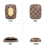 Royal Bagger RFID Mini Coin Purse for Women – Signature Coated Canvas & Vegetable-Tanned Cowhide Leather, Small Wallet Pouch for Keys, Earphones & Essentials 7603