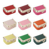 Royal Bagger Genuine Leather Mini Coin Purse, Solid Color Kiss Lock Change Pouch, Casual Style Small Storage Bag for Women 1894