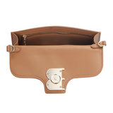 Royal Bagger Genuine Cow Leather Crossbody Bag for Women, Elegant Mini Shoulder Purse with Chain Strap & RFID Wallet 3244