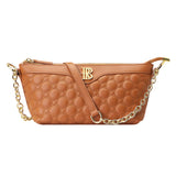 Royal Bagger Classic Quilted Chain Shoulder Bag for Women, Genuine Soft Cow Leather Underarm Purse, Fashion Handbag 3263