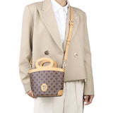 Royal Bagger Elegant Handbag for Women – Stylish Shoulder & Crossbody Bag, Coated Canvas & Vegetable-Tanned Leather Tote 5280