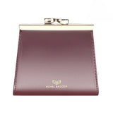 Royal Bagger Kiss Lock RFID Credit Card Holder for Women, Genuine Cow Leather Short Wallets, Fashion Vintage Coin Purse 3242